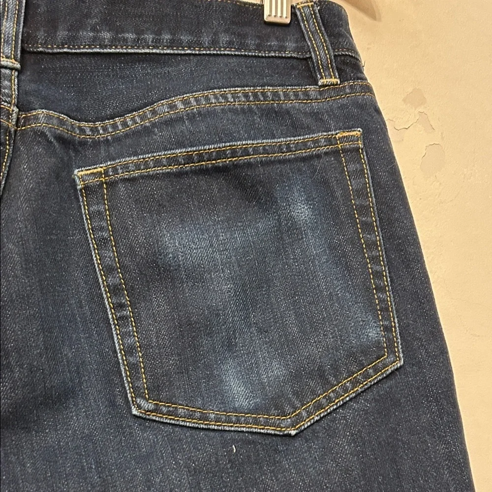 J Crew Men's Dark Blue Jeans The Bleecker Size 32 X 32 EUC